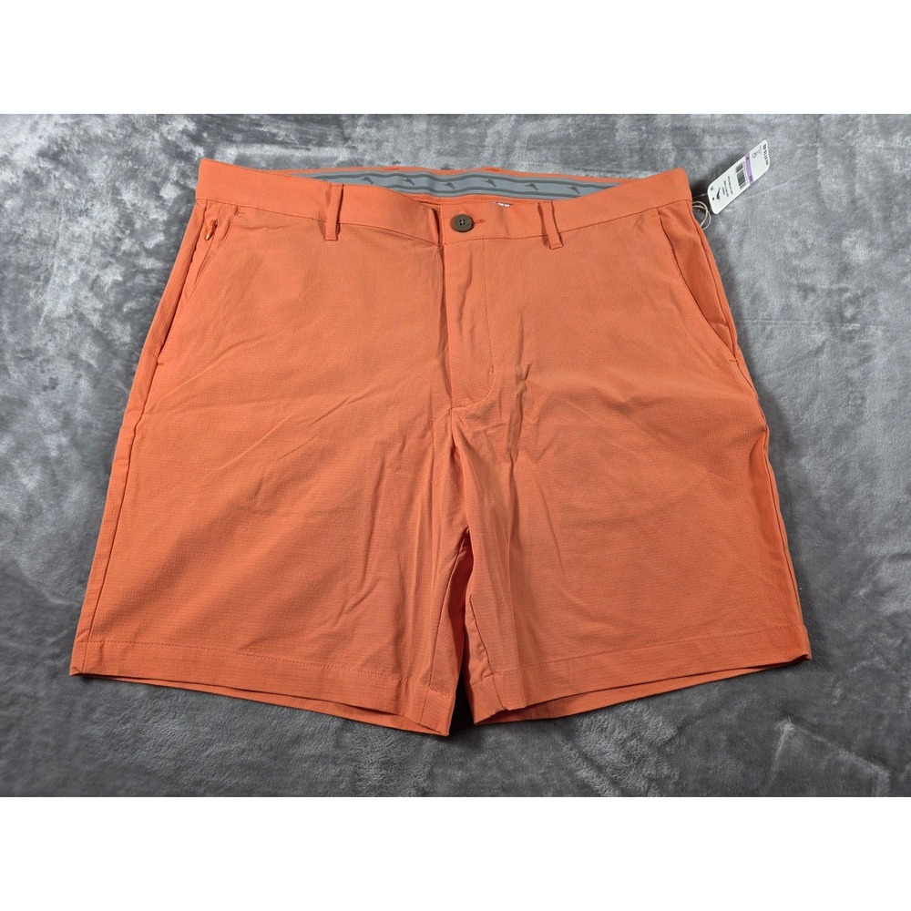 Tommy Bahama Chip Shot Short Mens 38 Daytona Peach IslandZone‎ 8in Inseam NWT